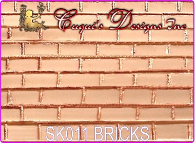 TEXTURED ROLLING PIN STICK - BRICK