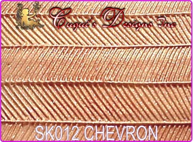 TEXTURED ROLLING PIN STICK - CHEVRON