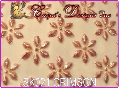 TEXTURED ROLLING PIN STICK - CRIMSON