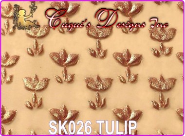 TEXTURED ROLLING PIN STICK - TULIP