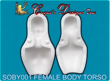 FEMALE BODY TORSO MOLD