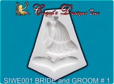 BRIDE AND GROOM MOLD No. 1