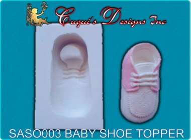 BABY SHOE TOPPER SILICONE MOLD