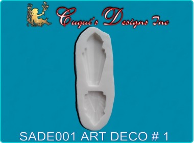 ART DECO SILICONE MOLD No. 1