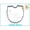 Baby Bib Cutter No. 9 GUM PASTE CUTTER