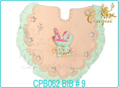 Baby Bib Cutter No. 9 GUM PASTE CUTTER