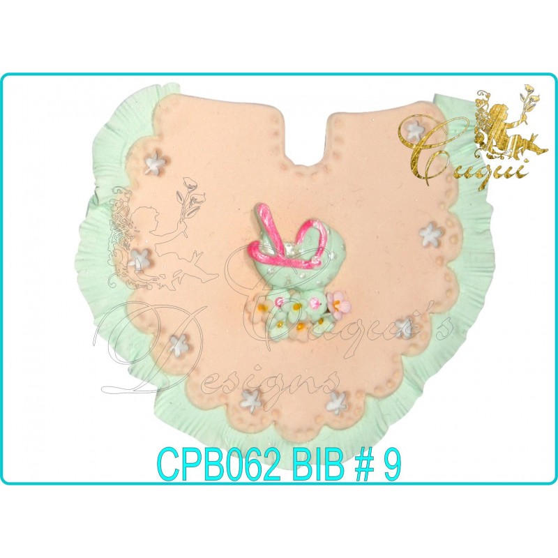 Baby Bib Cutter No. 9 GUM PASTE CUTTER