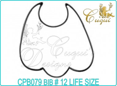 Baby Bib Cutter No. 12 Life Size