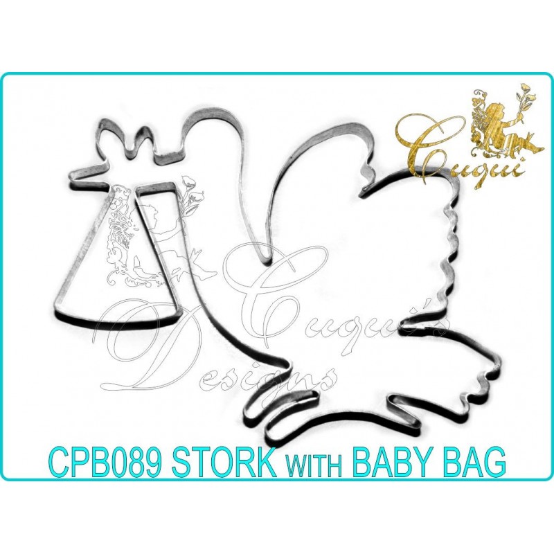 STORK WITH BABY BAG No 2