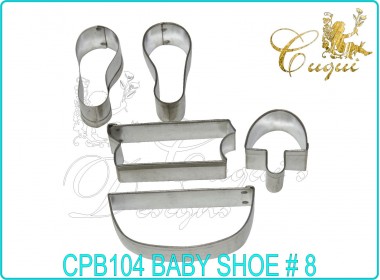 Baby Shoe Cutter Miniature N° 8