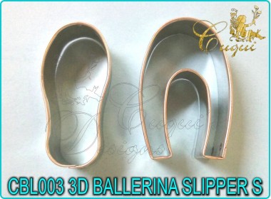 3D BALLERINA SLIPPER SMALL