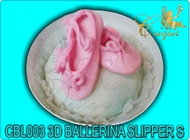 3D BALLERINA SLIPPER SMALL