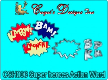 SUPER HEROES ACTION WORD