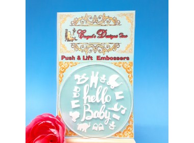 Hello Baby Embosser Stamp