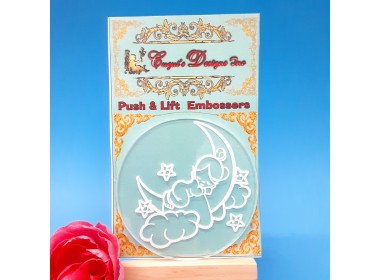 Baby on the Moon Embosser Stamp