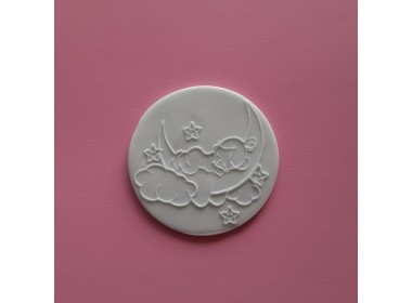 Baby on the Moon Embosser Stamp