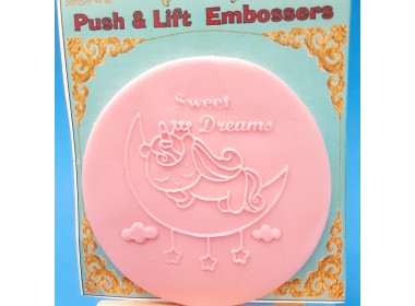 BABY UNICORN SLEEPING Embosser Stamp