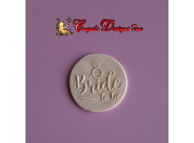 BRIDE TO BE Embosser Stamp