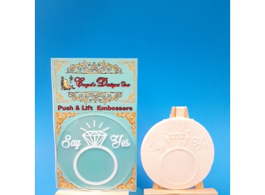 SAY YES WEDDING Embosser Stamp