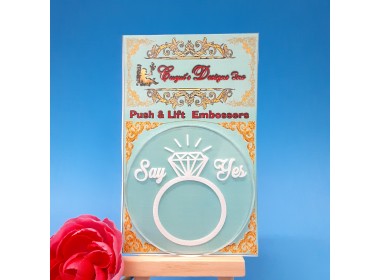 SAY YES WEDDING Embosser Stamp