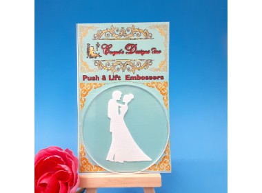 Bride & Groom WEDDING Embosser Stamp