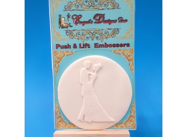 Bride & Groom WEDDING Embosser Stamp