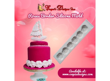 ROSE BORDER SILICONE MOLD