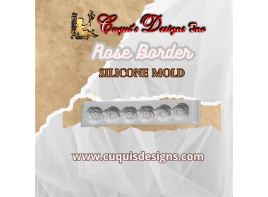 ROSE BORDER SILICONE MOLD