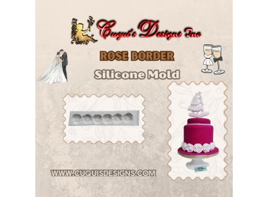 ROSE BORDER SILICONE MOLD