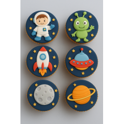 Space Cookie and Fondant Cutter