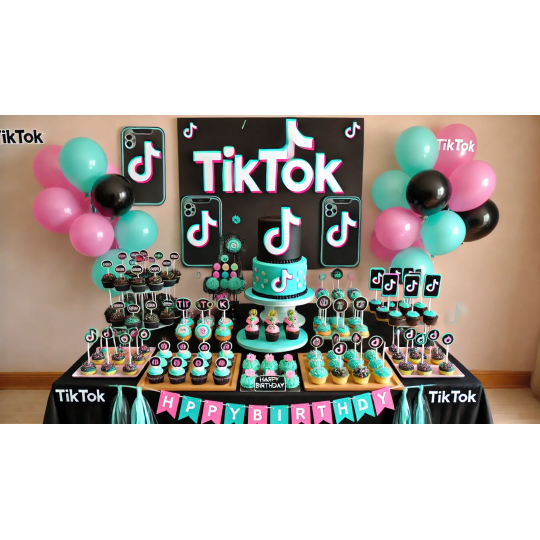 TIK TOK LOGO FONDANT CUTTER MINI TIK TOK LOGO FONDANT CUTTER MINI