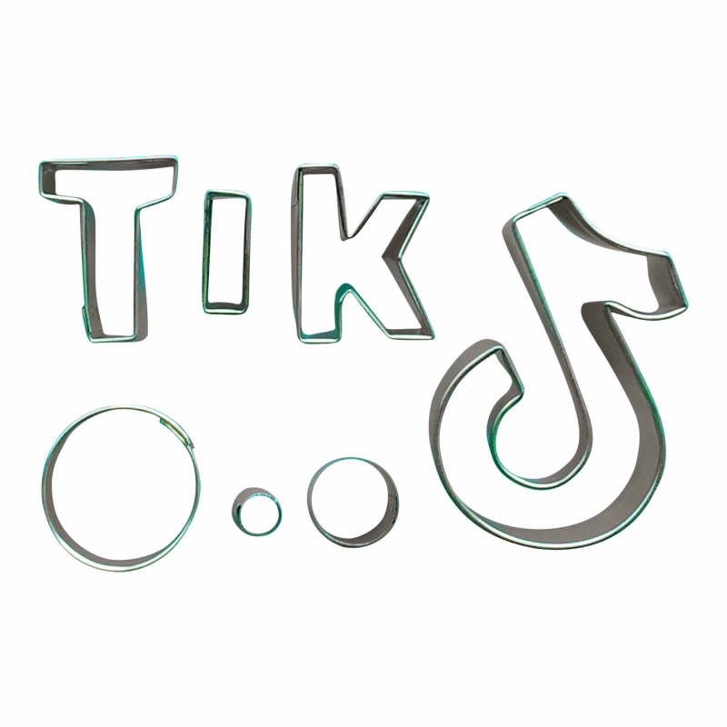 TIK TOK LOGO FONDANT CUTTER MINI