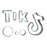 TIK TOK LOGO FONDANT CUTTER MINI TIK TOK LOGO FONDANT CUTTER MINI