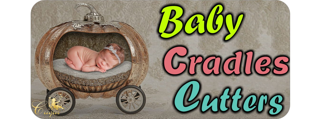 Buy Hight-Quality Baby Cradle Gum Paste Cutters - Cuquis Designs
